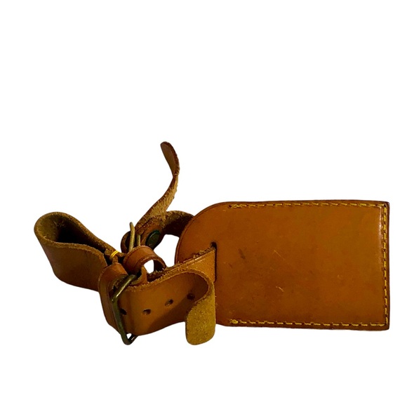 Louis Vuitton Vachetta Leather Luggage Tag Host Pick - Picture 5 of 11